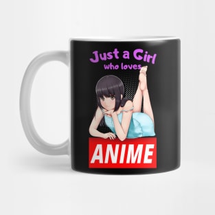 Just A Girl Who Loves Anime Kawaii Otaku Japan Mug